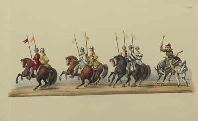 32587 Afbeelding van het achttiende deel van de maskerade van de studenten van de Utrechtse hogeschool, voorstellende ...